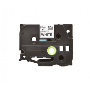 Compatible Brother TZE 261 Black on White Labelling Tape – 36mm Black on White 8m
