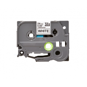 Compatible Brother TZE 251 Black on White Labelling Tape – 24mm Black on White 8m