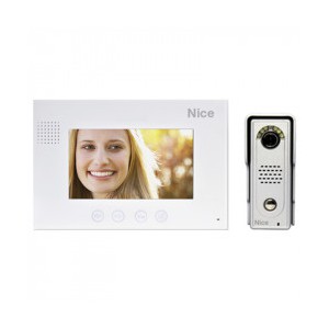 ET Nice 7" Colour Video Intercom Kit incl Die Cast Aluminium Gate Station