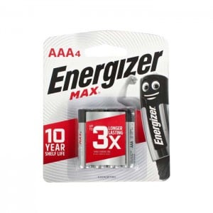 Energizer Max – AAA Batteries - 4 Pack