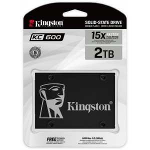 Kingston Technology - SKC600 2TB SATA 3.0 6GBp/s 2.5 inch Internal Solid State Drive