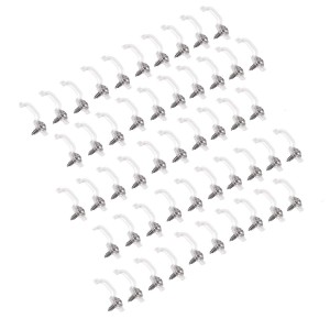 Strip LED Light Clips for 10mm Wide IP65 Waterproof 5050 3528 2835 5630 LED Strip Light - 50 Pack