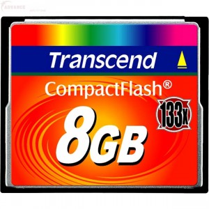 Transcend 8GB CompactFlash Memory Card 133x 