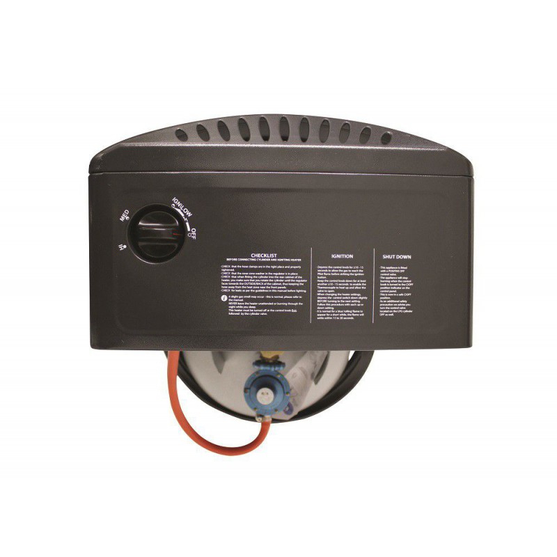 Alva 3 Panel Infrared Gas Heater (Large) - Uses 9kg Gas Cylinder (Cylinder  Not Included) Retail Box 1 year warranty - GeeWiz