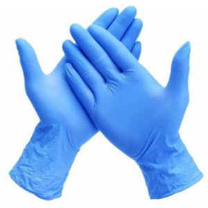 Casey Medtex Powder Free Blue Nitrile Disposable Gloves Medium Box of 100 – Size Medium