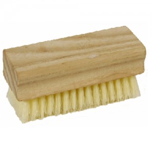Addis Wooden Stock- White Synthetic  Bristle