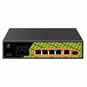 Genata 4 Port Gigabit PoE + 1 Gb TP + 1 Gb SFP Uplink Switch