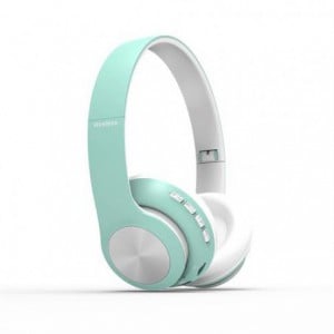 Geeko iPerfect Bluetooth Wireless On Ear Stereo Headphones - Mint Green
