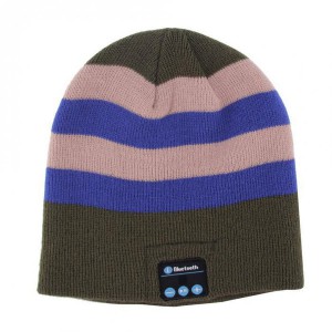 Wireless Bluetooth Beanie Headset (Coloured stripes)