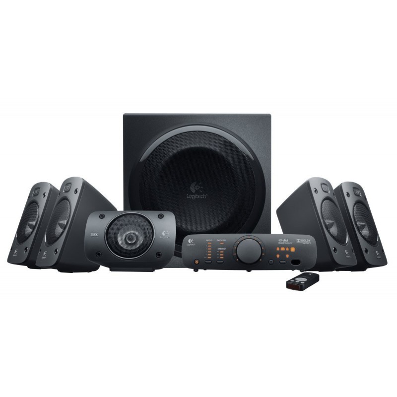 Logitech Z906 5.1 Surround Sound Speaker System - 500W RMS (980-000468)