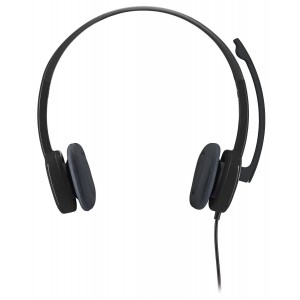 Logitech 3.5 mm Analog Stereo Headset H151 with Boom Microphone
