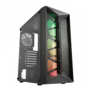 FSP CMT211A Glass Side Panel (GPU 320mm/CPU 160mm) ATX/Micro ATX/Mini-ITX Gaming Chassis - Black