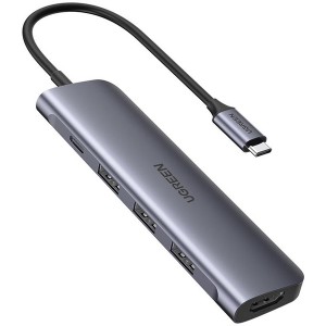 Ugreen USB-C 5in1 USB-C/USB 3.0/HDMI +100W Power Delivery - Grey