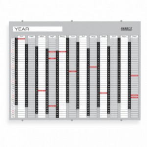 Parrot Year Planner Glass Non-Magnetic 1200*900mm