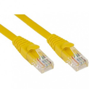 Microworld CAT5E 1m Yellow Cable