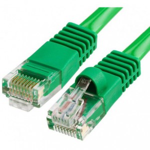 Microworld CAT5E 10m Green Cable