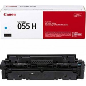 Canon 055H High Yield Cyan Laser Toner Cartridge