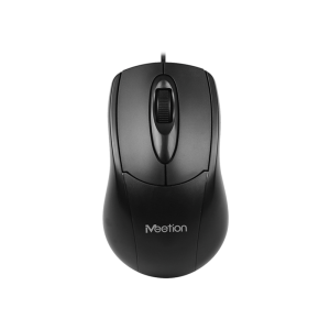 Meetion USB Wired Office Desktop Mouse - Black