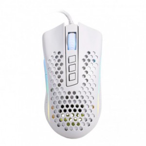 Redragon M808 STORM Lightweight RGB Gaming Mouse – White