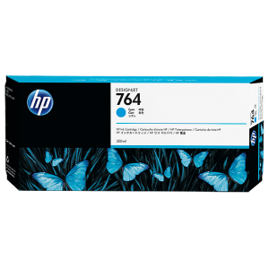 HP 764 300-ml Cyan DesignJet Ink Cartridge for DJ3500