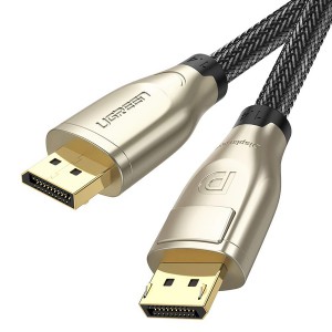 Ugreen DisplayPort 1.4 2m Zinc Braid Cable - Black