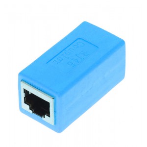 RJ45 Coupler Barrel Connector Female to Female with Steel Connector