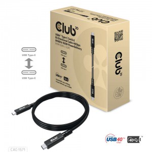 Club 3D 0.8m USB4 Type-C Gen3x2 Bi-Directional Cable - M-M