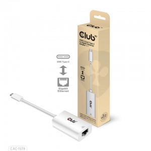 Club 3D USB3.2 Gen1 Type-C to Gigabit Ethernet Adapter M/F