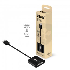Club 3D HDMI 1.4 to VGA Adapter with Audio M/F
