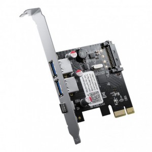 Orico 3 Port USB3.0/Type-C PCI-E Express Card – Black