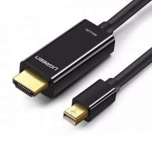 Ugreen 1.5m Mini Displayport Male to HDMI Male 4K@30HZ Cable - Black