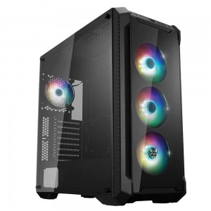 FSP CMT520 PLUS ATX Gaming Chassis W/Tempered Glass - Black