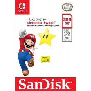Sanddisk microSDXC UHS-I Card Nintendo Switch - 256GB (Nintendo Licensed)