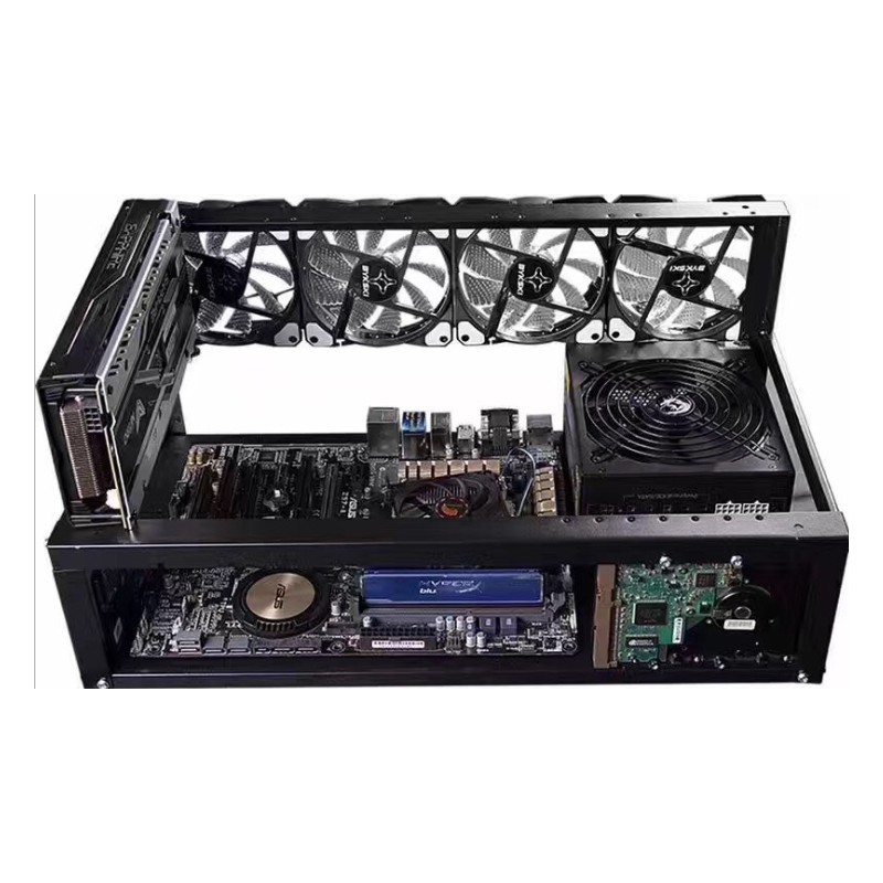 Mining Case Rig Frame (up to 6/8 GPU) for ETH/ETC/ZEC/BTC/Bitcoin ...