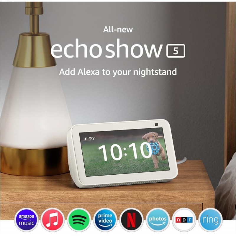 Echo Show 5 review: This new 5-inch Alexa display costs under $100,  makes smarter alarm clock - CNET
