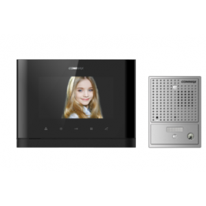 Commax 7" Expandable Console Vid Intercom Kit w/ Pinhole Gate Station