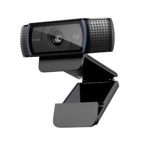 Logitech Webcam C920S Pro HD Webcam - PC/Mac/Laptop/MacBook/Tablet - Black