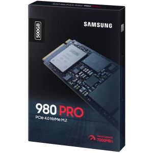 Samsung 980 PRO 500GB PCIe 4.0 NVMe M.2 2280 Solid State Drive