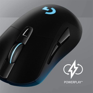 Logitech G703 Lightspeed Wireless Gaming Mouse with LIGHTSPEED Wireless and Lightsync RGB - Black