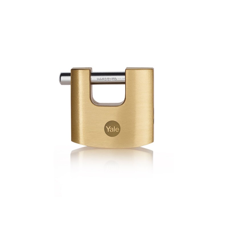 Yale Lock Mech 50mm Brass Shutter Padlock - GeeWiz