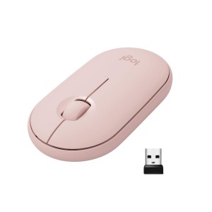 Logitech Pebble M350 Wireless Mouse - Rose