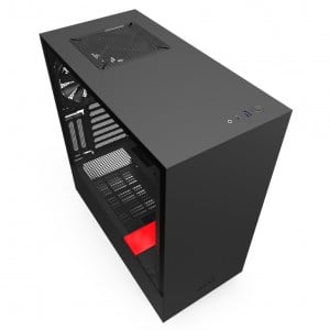 NZXT H510i Black/Red Compact Mid-Tower with Lighting and Fan Control