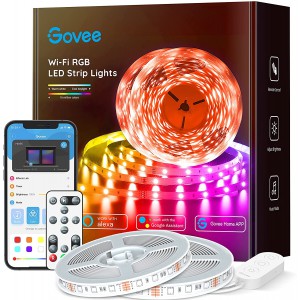 Govee RGB WiFi+Bluetooth Smart LED Strip Light - Alexa/Google Home enabled