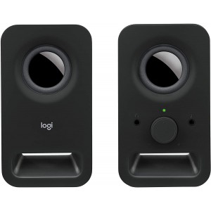 Logitech Multimedia Speakers Z150 with Stereo Sound for Multiple Devices - Black