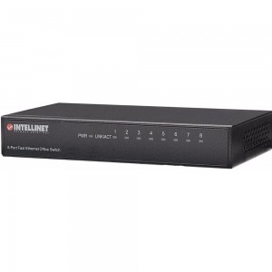 Intellinet 523318 8-Port Fast Ethernet Office Switch
