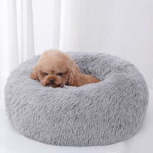 Rex Plush Pet Beds 100cm - Grey