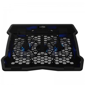 Canyon Cooling Stand Dual-fan with 2x2.0 USB Hub