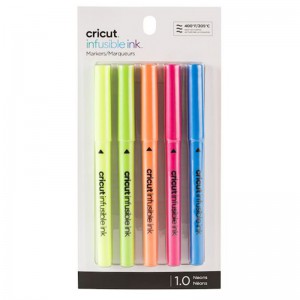 Cricut 2006258 Explore/Maker Infusible Ink Medium Point Pen Set 5-pack (Brights)
