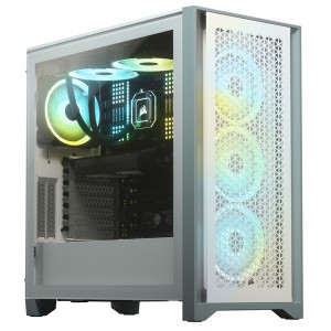 Corsair - 4000D Airflow Tempered Glass Mid-Tower ATX Case - White