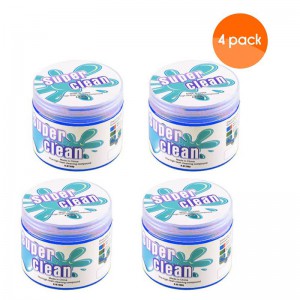 SUPER CLEAN Universal Cleaning Gel Dust Cleaner for Keyboards Cameras Phones etc (4 Pack)